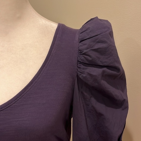 Nation Los Angeles Purple Long Sleeve Top Size Small - Picture 3 of 8